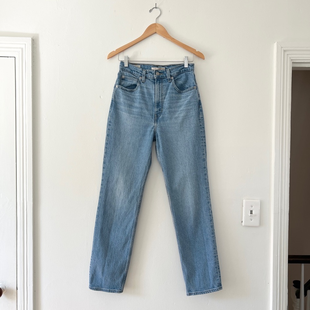 Levi’s 27 70s High Slim Straight Jeans Marin Park Light Wash